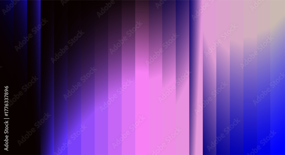Fototapeta premium Abstract vertical light streaks in purple pink and blue hues