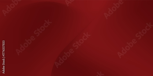Abstract red gradient background, light and shadow on the backdrop with dimensions, hot tone wall modern red best seller