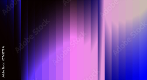 Abstract vertical light streaks in purple pink and blue hues