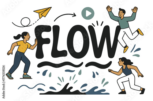 Liquid Typography Motion. Kinetic Typography ? Liquid Type. The word ?FLOW? stretches like soft rubber; droplets and waves ripple around the baseline. Letters