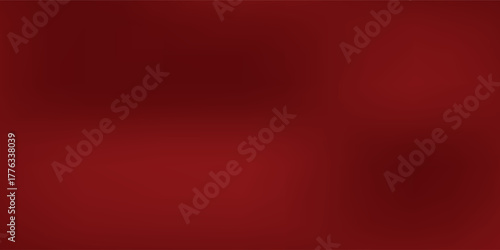 Abstract red gradient background, light and shadow on the backdrop with dimensions, hot tone wall modern red best seller