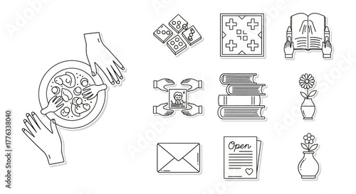 shared meal friends enjoying a pizza together sharing food bonding and enjoying camaraderie in a casual setting illustrating togetherness