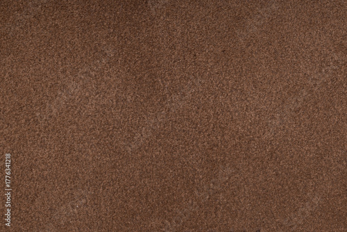 Brown Suede Fabric Texture Background Macro