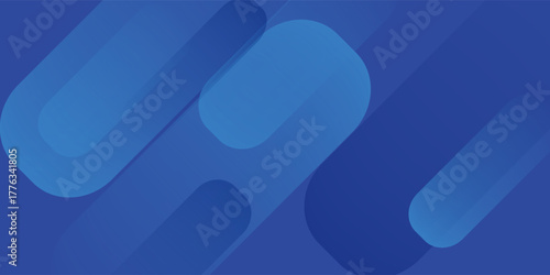 Abstarct blue geometric shapes background. Dynamic shapes composition vector abstract background blue technology modern