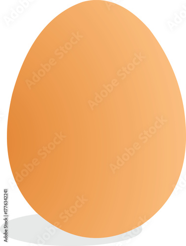 Fresh, vibrant egg illustration perfect for food blogs, recipe websites, and healthy eating campaigns, ideal for breakfast and culinary projects.