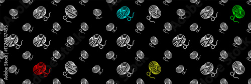 Yarn Icon Seamless Pattern Y_2202001