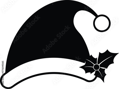 vector illustration of a black hat