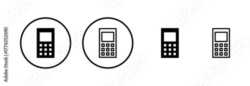 Phone icon logo design. Call sign and symbol. telephone symbol