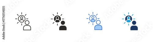 Support icon multiple style collection