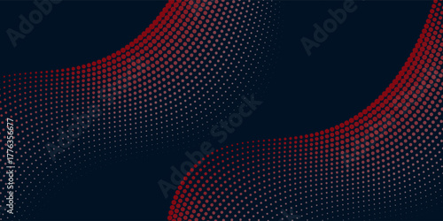 Abstract digital wave of particles. Futuristic point wave. Technology background vector. Vector illustration
