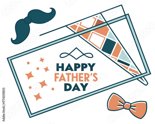 Happy father's day  vector illustration