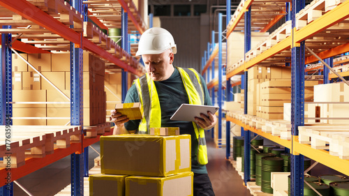 Logistics control in wareho...