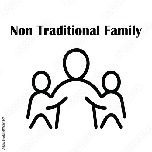 A photo of Nontraditional Family Care outline