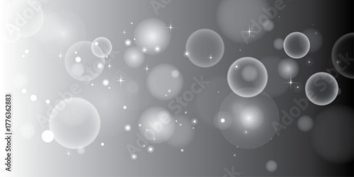 water drops on a black background. Bubble background