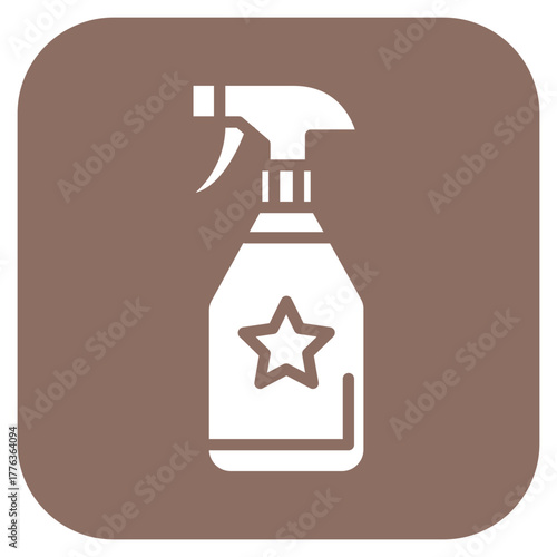 Sparay Bottle icon vector image. Can be used for House Cleaning.
