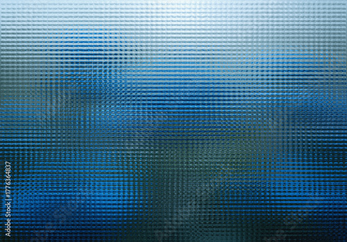 Abstract Textured Background with Horizontal Lines and Geometric Patterns in Shades of Blue and White Gradient