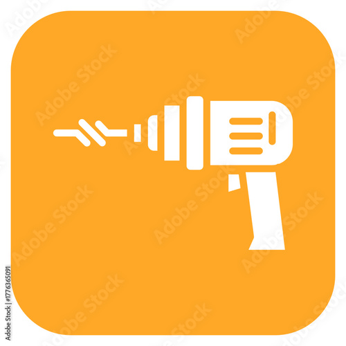 Hand Drill icon vector image. Can be used for Electrician Tools.