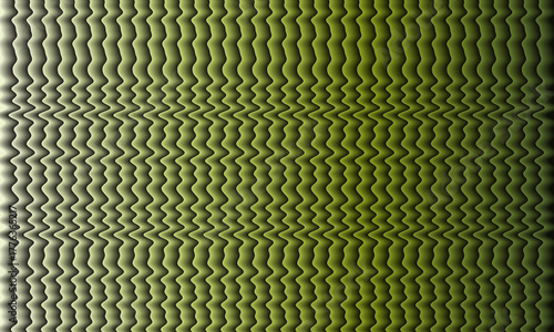 Abstract textured background with rippling waves and gradient green and yellow hues