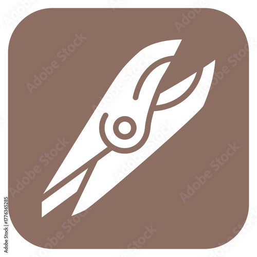 Cutter icon vector image. Can be used for Electrician Tools.