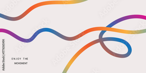 Abstract Background with Color Gradient Shape Geometric Design Elements. Modern wallpaper design perfect for social media, idol poster, photo frame.