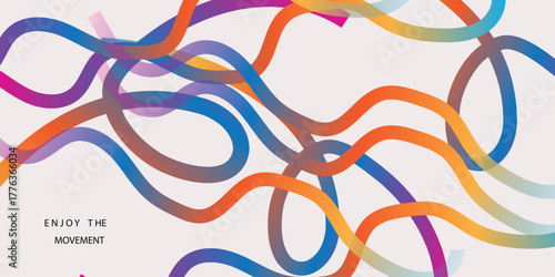 Abstract Background with Color Gradient Shape Geometric Design Elements. Modern wallpaper design perfect for social media, idol poster, photo frame.