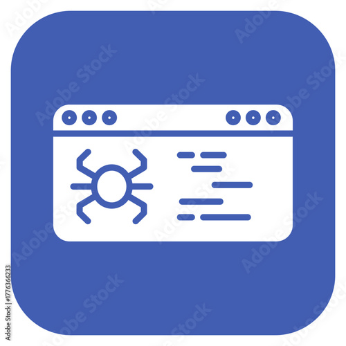 Debug icon vector image. Can be used for Computer Programming.