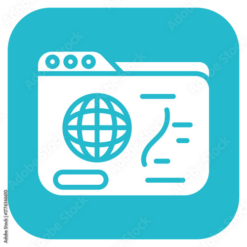 Python File icon vector image. Can be used for Computer Programming.