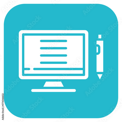 Text Editor icon vector image. Can be used for Computer Programming.