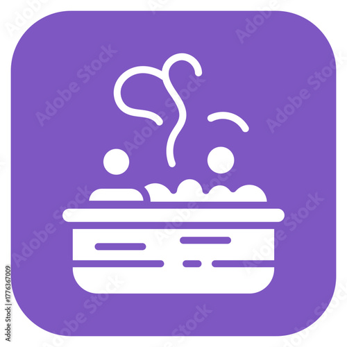 Hot Tub icon vector image. Can be used for Spa.