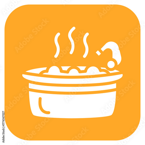Jacuzzi icon vector image. Can be used for Spa.