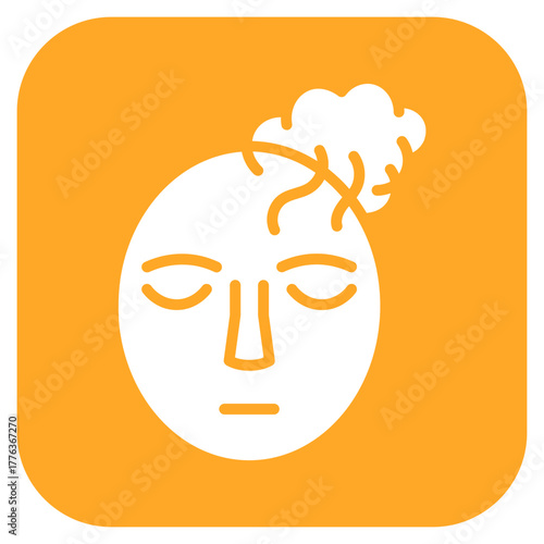 Face Steam icon vector image. Can be used for Spa.