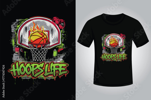 Basketball t shirt design