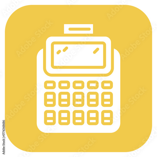 Pos Terminal icon vector image. Can be used for Shopping and Ecommerce.