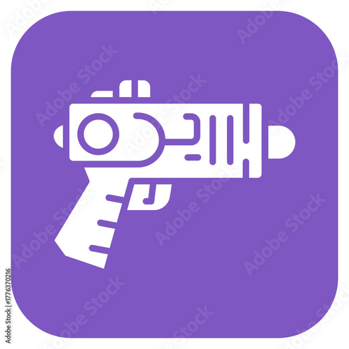 Blaster icon vector image. Can be used for Science Fiction.