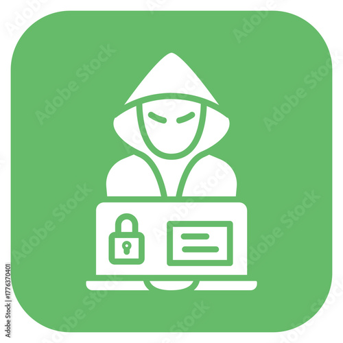Hacking icon vector image. Can be used for Prison.