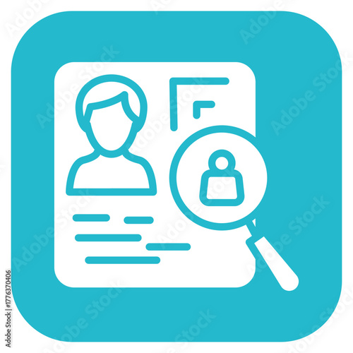 Identity Theft icon vector image. Can be used for Prison.