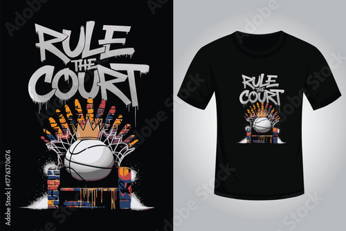 Basketball t shirt design
