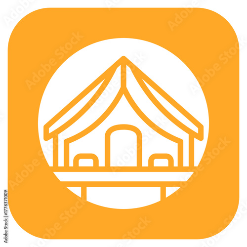 Shelter icon vector image. Can be used for Natural Disaster.