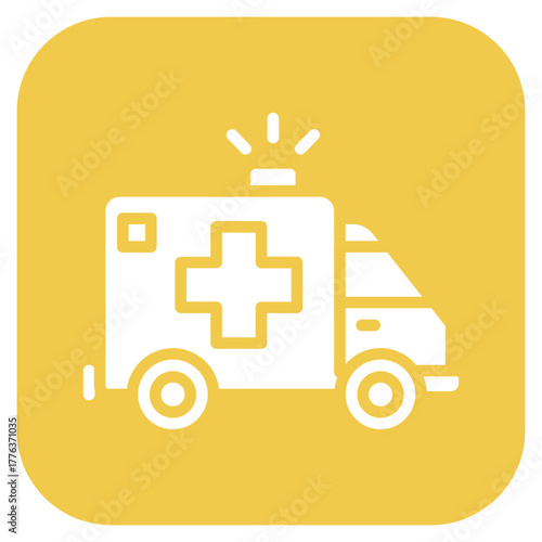 Ambulance icon vector image. Can be used for Natural Disaster.