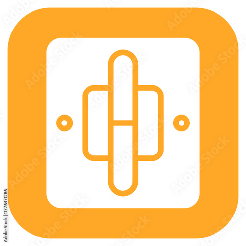 Switch icon vector image. Can be used for Electric Circuits.