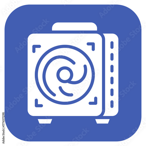 Generator icon vector image. Can be used for Electric Circuits.