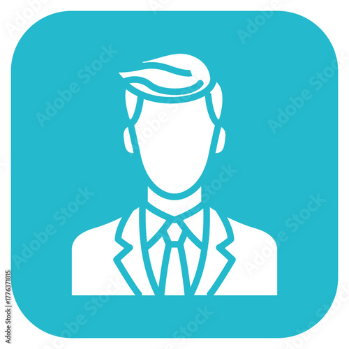 CEO icon vector image. Can be used for Women.