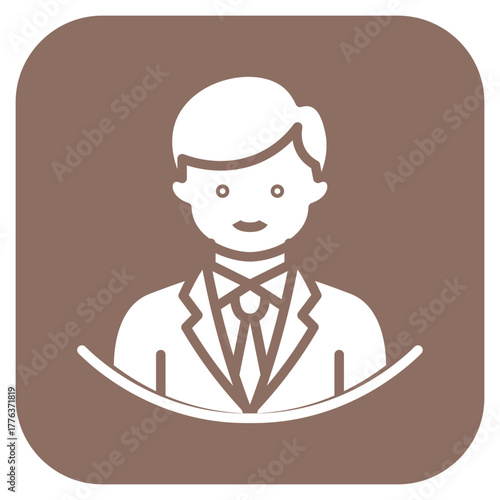 Marketing Specialist icon vector image. Can be used for Women.