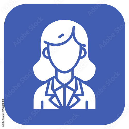 Teacher icon vector image. Can be used for Women.