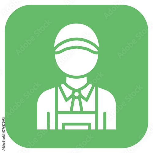 Housekeeper icon vector image. Can be used for Cleaning and Dusting.