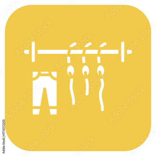 Mending Clothes icon vector image. Can be used for Cleaning and Dusting.