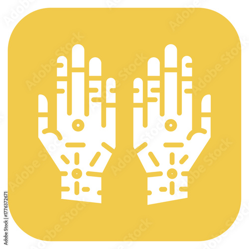 Carpals icon vector image. Can be used for Human Anatomy.