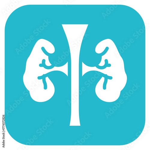 Parathyroid Glands icon vector image. Can be used for Human Anatomy.