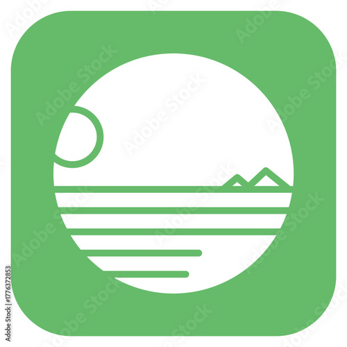 Radius icon vector image. Can be used for Human Anatomy.