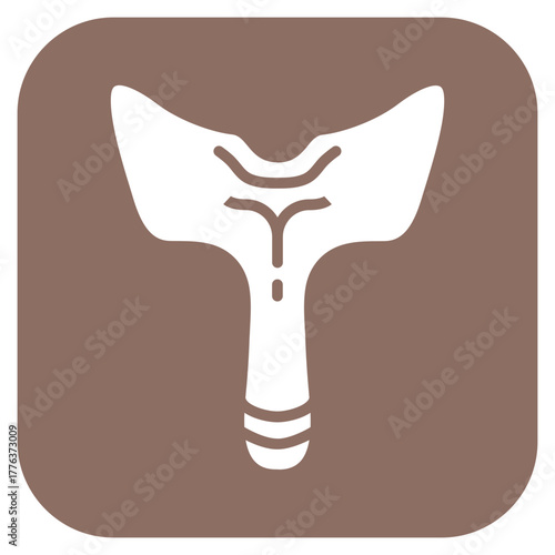 Thyroid icon vector image. Can be used for Human Anatomy.